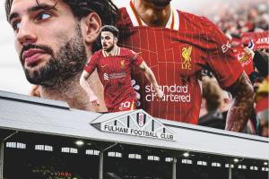 九游体育-客战富勒姆！利物浦ins发海报预热：迪亚斯、若塔、索博三将出镜